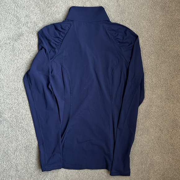 NWT Lily Pulitzer Justine Half Zip in True Navy Size XS - Picture 4 of 5
